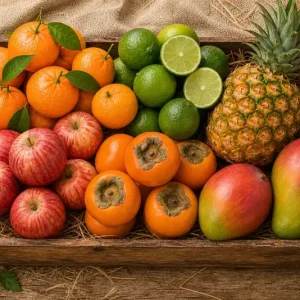 Cesta de Frutas básica com 6 itens